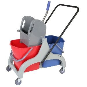 Double Bucket Wringer Trolley