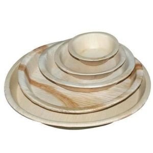 Areca Leaf Round Plates