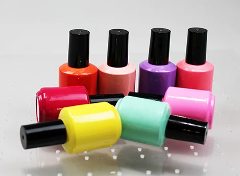 Colorful Cylindrical Shape Nail Paint