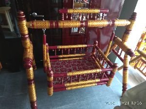 Wooden Baby Cradle