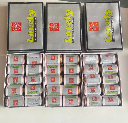 Multicolor Multicoloured Trilobal Polyester