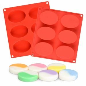 Oval Silicone Soap Mould