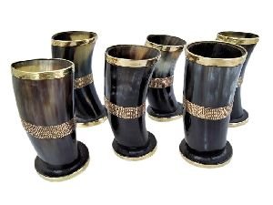 Buffalo Horn Glasses