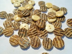 Buffalo Bone Buttons