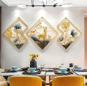 7 Metal Elephant Led Wall Art Frame