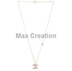 14K Gold and 0.13ct Diamond Pendant