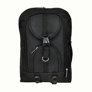 Black Plain School Bag