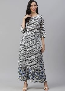 Cotton Kurta Palazzo Set