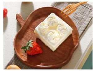 Wooden Apple Shaped Platter