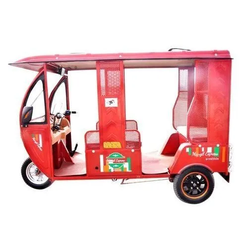 Manzil Eco Friendly Electric Rickshaw, Vehicle Capacity: 4+1