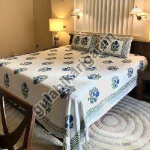 Blue Poppy Buta Bedsheets