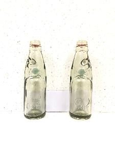 Embossed Goli Soda Glass Bottles