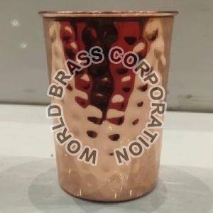 Hammered Copper Glass
