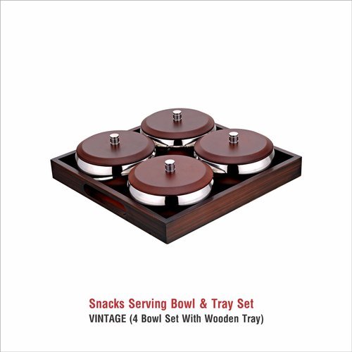 4 Pieces Snack Tray Set