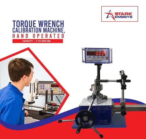 Torque Wrench Calibration hand Operated Machine