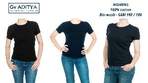 Ladies Round Neck T-Shirts