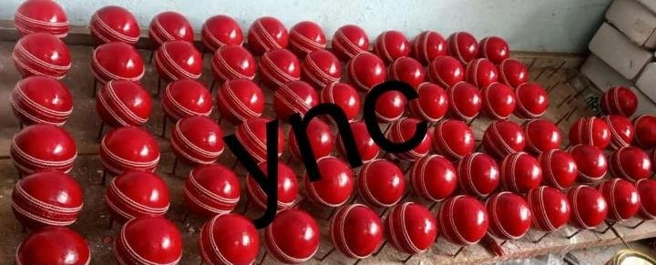 Red Leather Cricket Ball