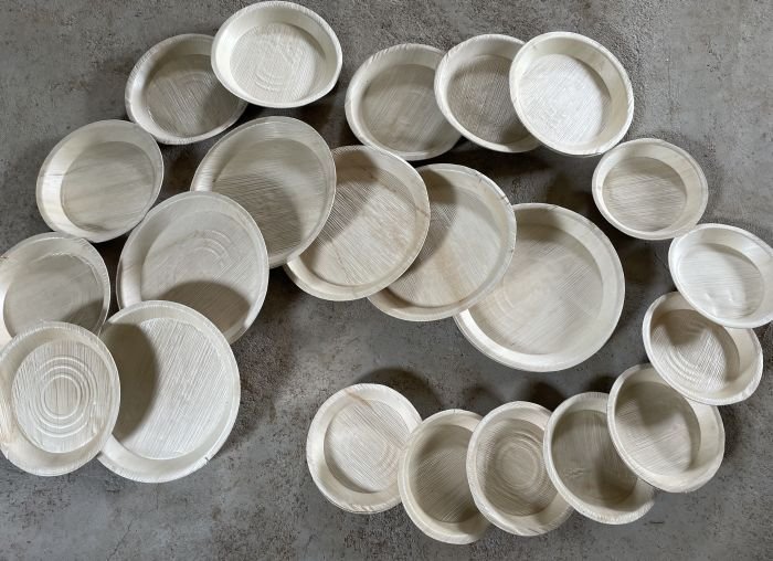 6 Inch Areca Leaf Round Plate