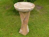 Sandstone Bird Bath, Usage : Home