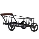 Wooden And Iron Trolley, Brand Name: Handicraft