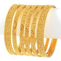 Gold Bangles, Material : Gold
