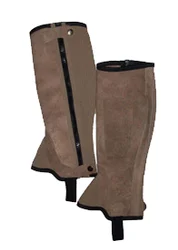 Brown Horse Riding Leather Chaps