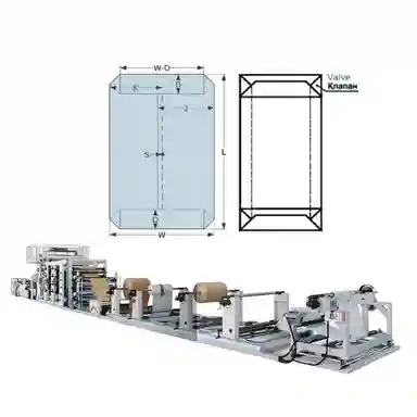 4 Layers Cement Paper Bag Machine