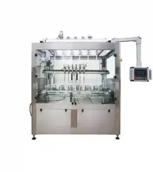 Silver Automatic Rotary Lobe Pump Filling Machine