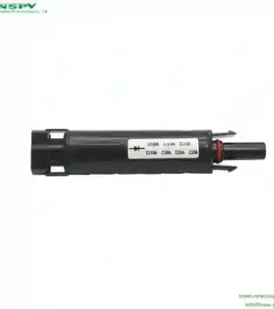 Black Pv4.0 Solar Diode Connector 1000vdc Female Male End