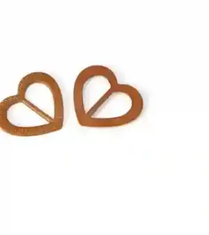 Heart Shape Plastic Ring Scarf Slide Buckle