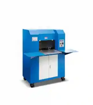 Blue Semi Auto Hardcover Book Case Corner Rounding Machine