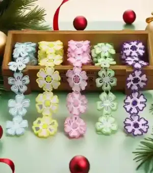 Single Sided Colorfull Embroidered Laces