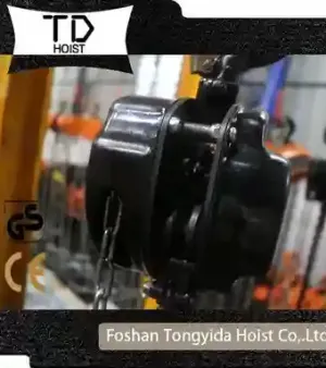 Black/red Manual Chain Block 1 Ton 2 Ton Lifting Chain Block 1.5 Ton Chain Block