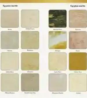 Egyptian Glossy Marble Slab Size: Various