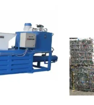 Horizontal PET Bottle Baling Press