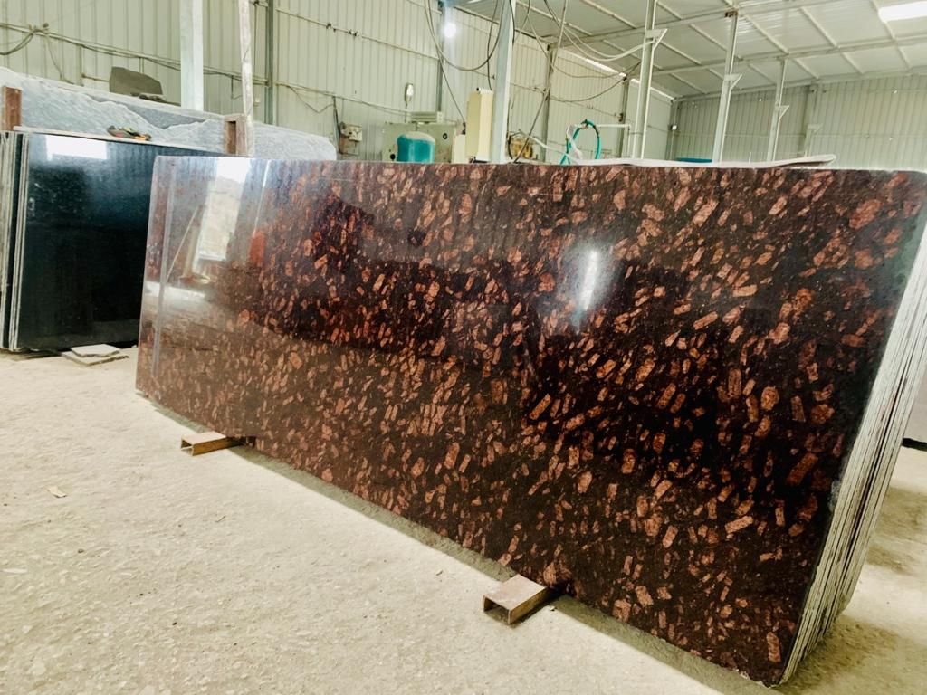 Golden crystal brown granite