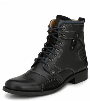 Alberto Torresi Men Black Bridger Boots Size: 6-10