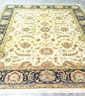 Hand Knotted Wool and Silk Rugs