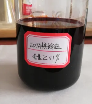 EDTA Iron Ammonium Salt, Characteristics: Brown red Vicious Liquid