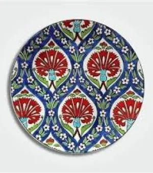 Turkish Wall Plate, Pattern : Printed