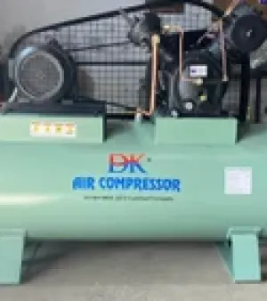 belt-driven air compressor