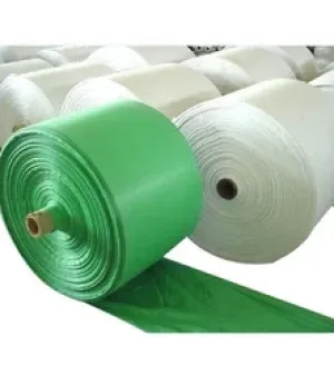 PP Poly Bag Roll, Colour ; Green, White