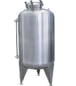 Polished Stainless Steel Cylindrical Tank