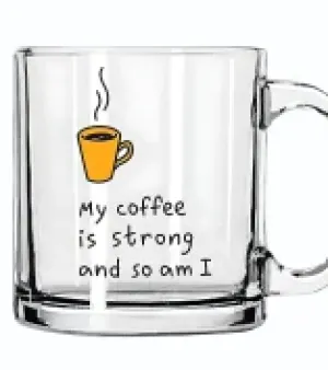 COFFEE MUG, DESIGN : PRINTED