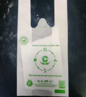Bio Degradable Bags, Handle Type : W Cut