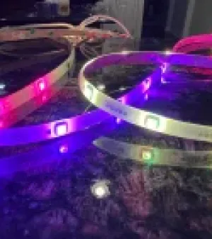 Color Changing LED Strip Light, Material ; Silicone