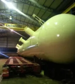 High Pressure Receiver, Tank Orientation ; Vertical