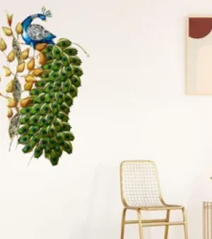 Led Resin, wing shape wallart, Colour : Multicolours