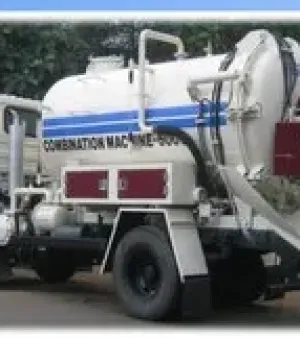 Truck Mounted Sewer Cleaning Machine, Type : Tank