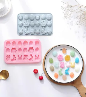 Easter Egg Rabbit Chocolate Mold 